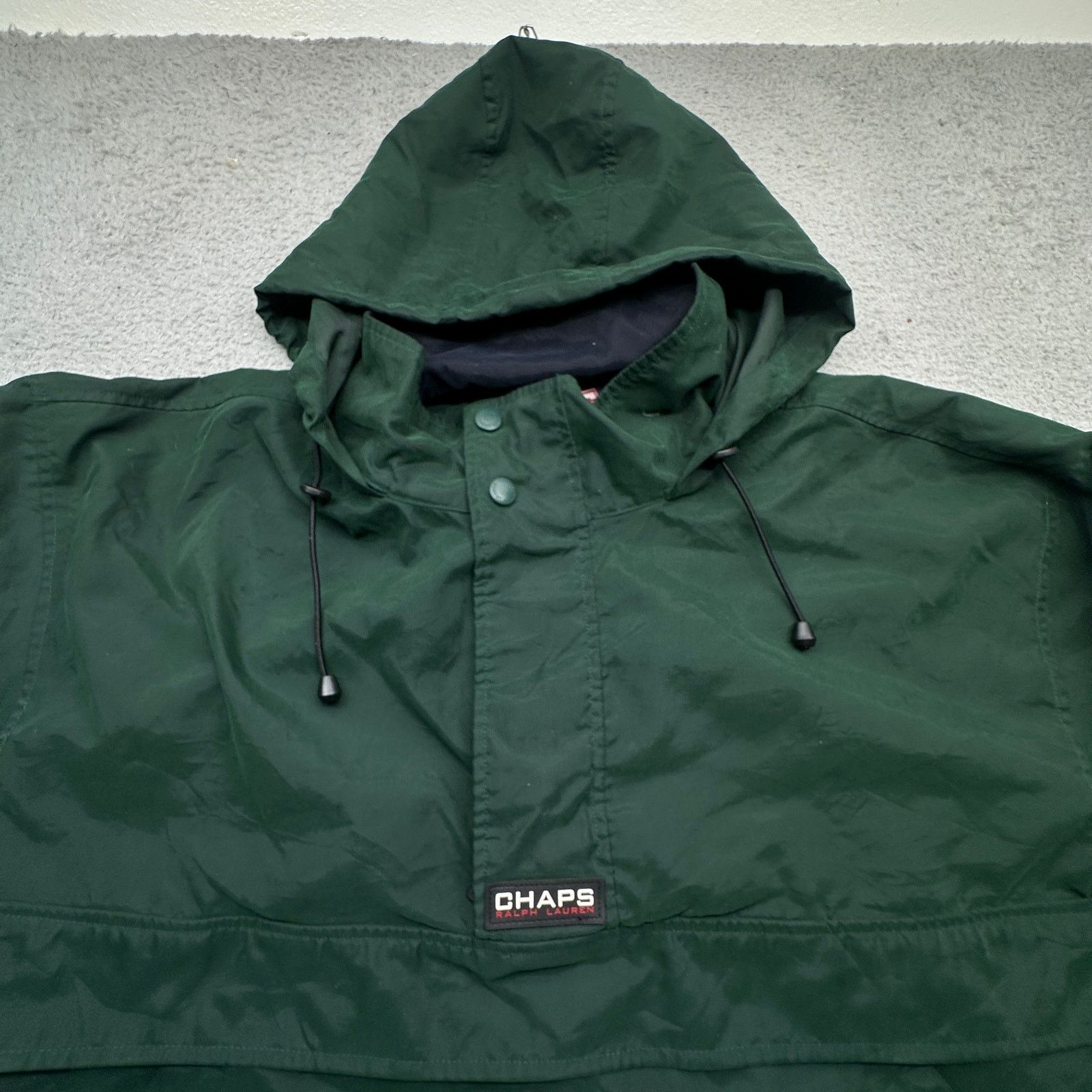 Chaps Ralph Lauren VTG Chaps Ralph Lauren Anorak Jacket Windbreaker XL Hooded Size US XL / EU 56 / 4 - 13 Thumbnail