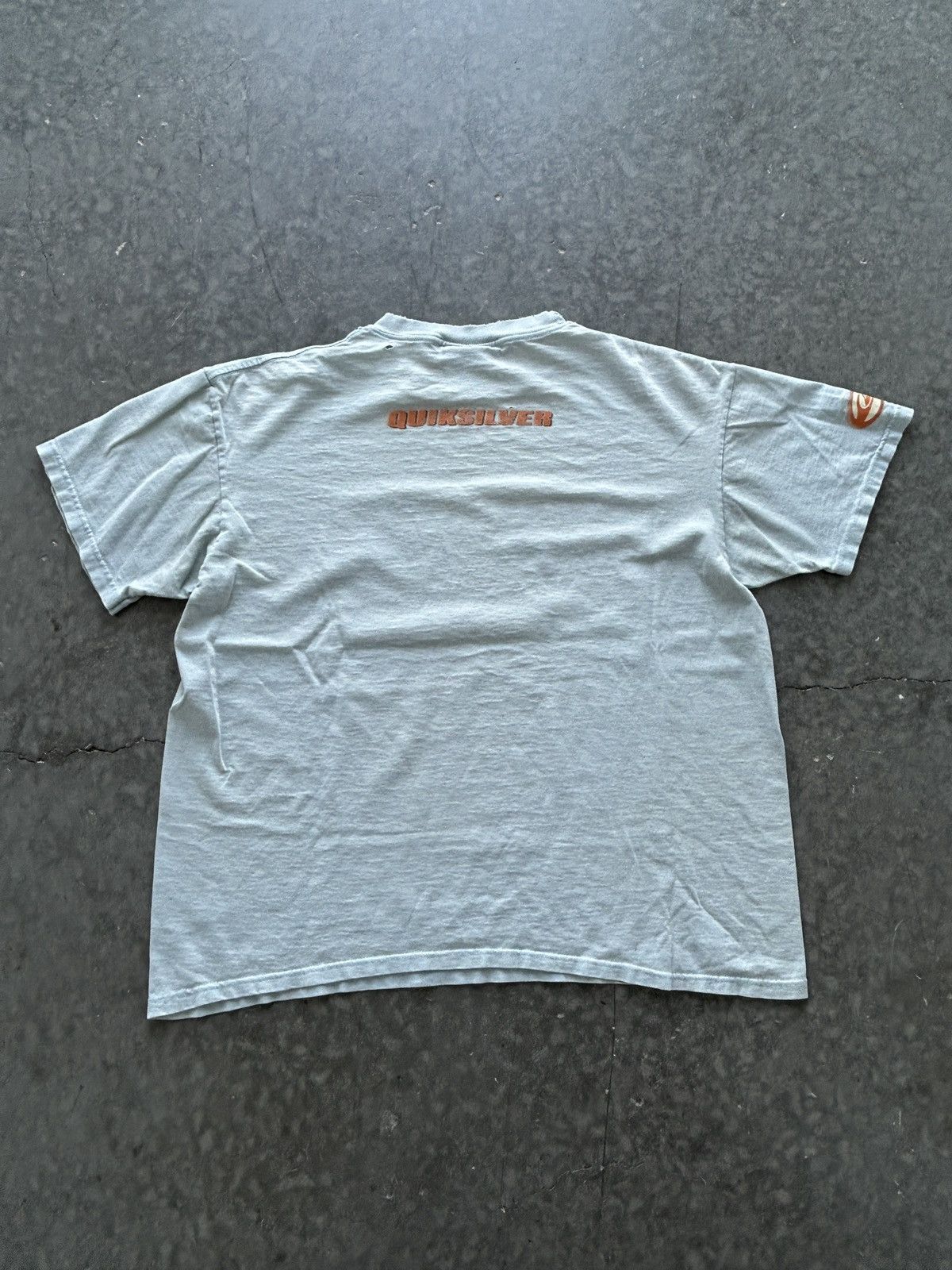 Quiksilver Vintage 90s Quiksilver Graphic Tee Thrashed Size US XL / EU 56 / 4 - 11 Thumbnail