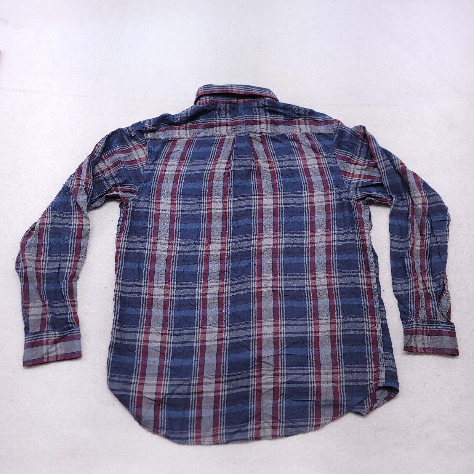 Old Navy Old Navy Tartan Flannel Shirt Mens Size Large L Blue Gray Size US L / EU 52-54 / 3 - 10 Thumbnail