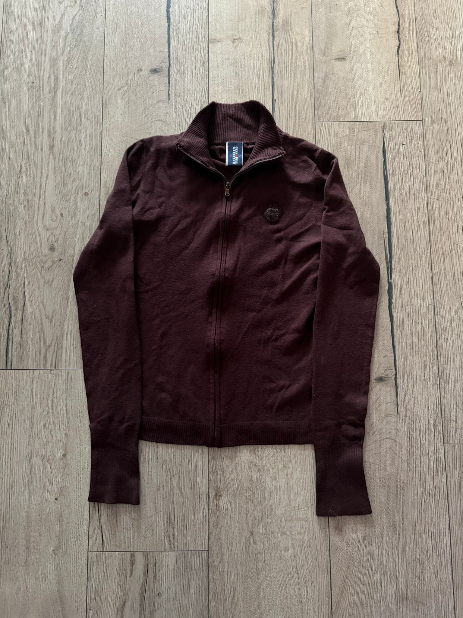 Jean Paul Gaultier Jean Paul Gaultier 90s Brown Zip Pullover Sweater Rare XS Size US XS / EU 42 / 0 - 6 Thumbnail