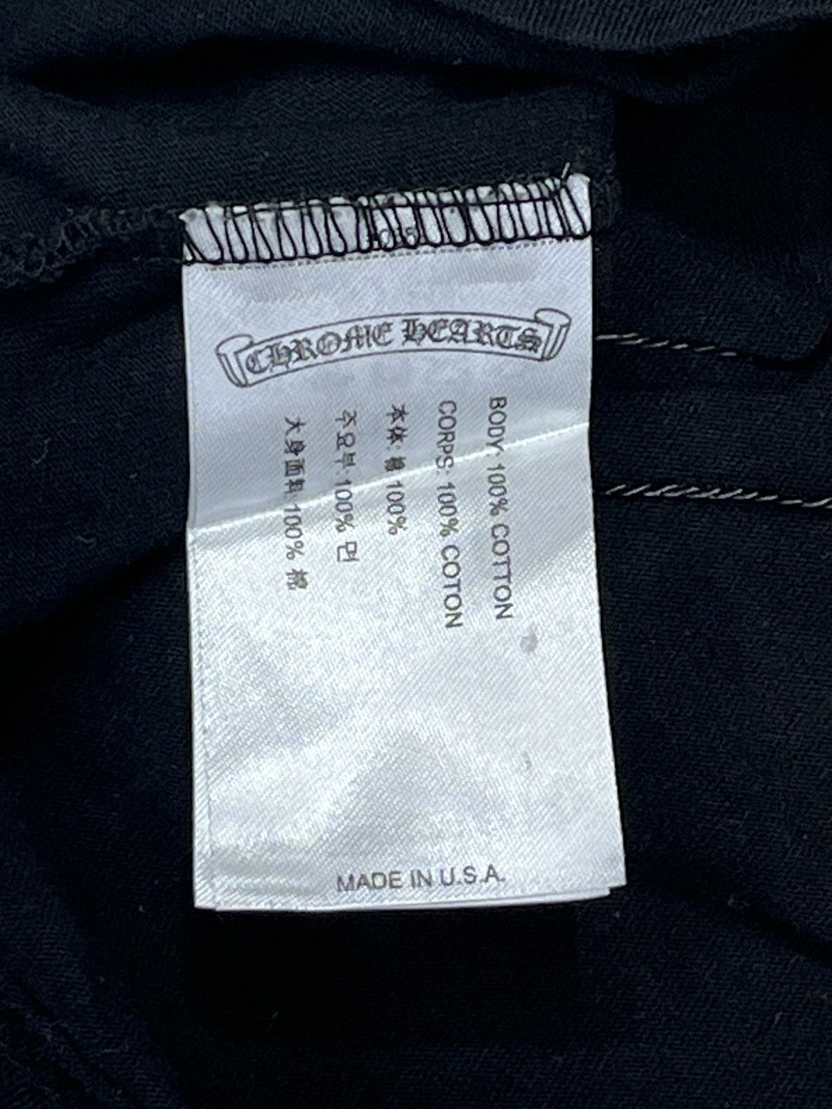 Chrome Hearts Chrome Hearts NYC Exclusive Scroll Logo Tee Size US L / EU 52-54 / 3 - 9 Thumbnail