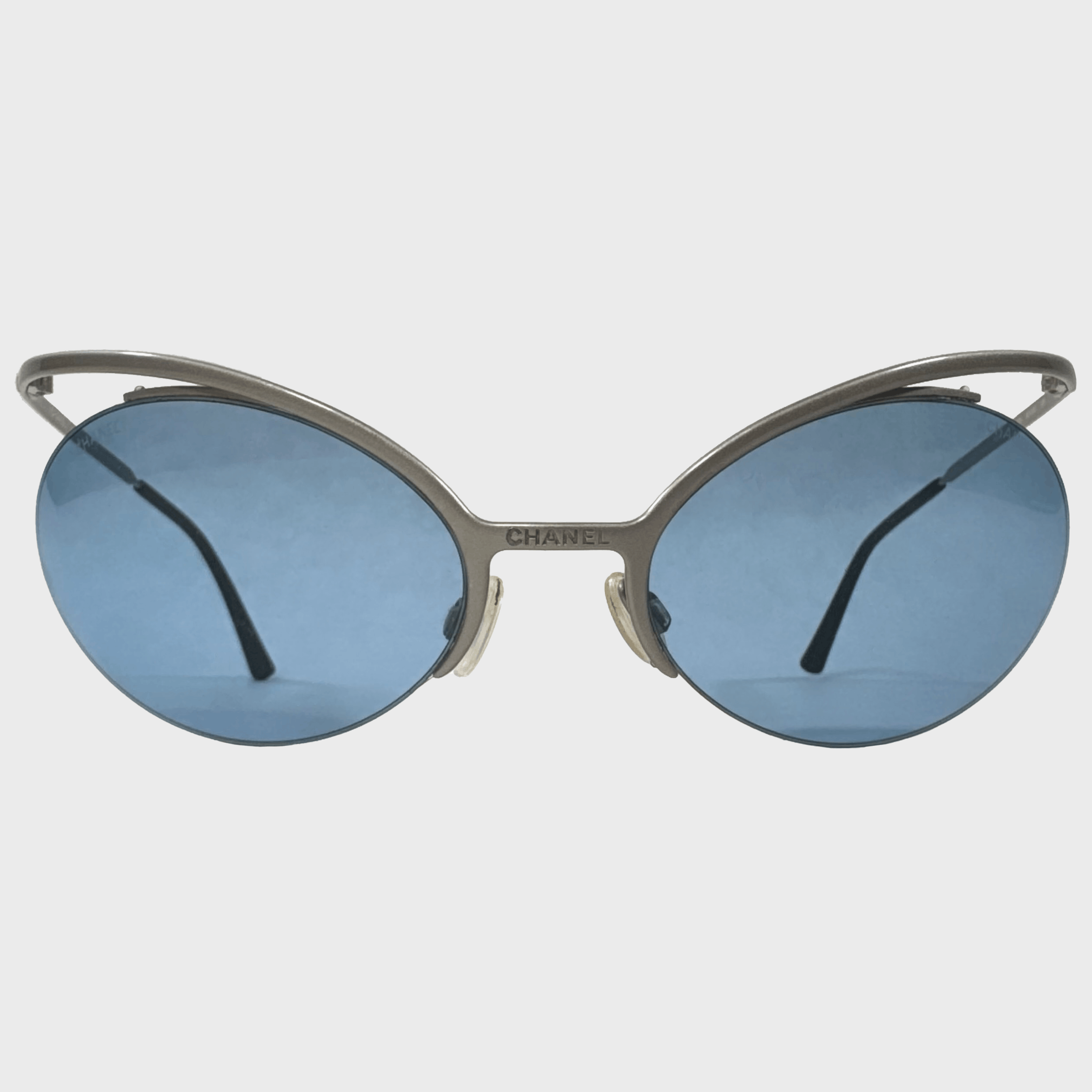 Chanel Chanel by Karl Lagerfeld Vintage Space Age Design Sunglasses Size ONE SIZE - 2 Thumbnail