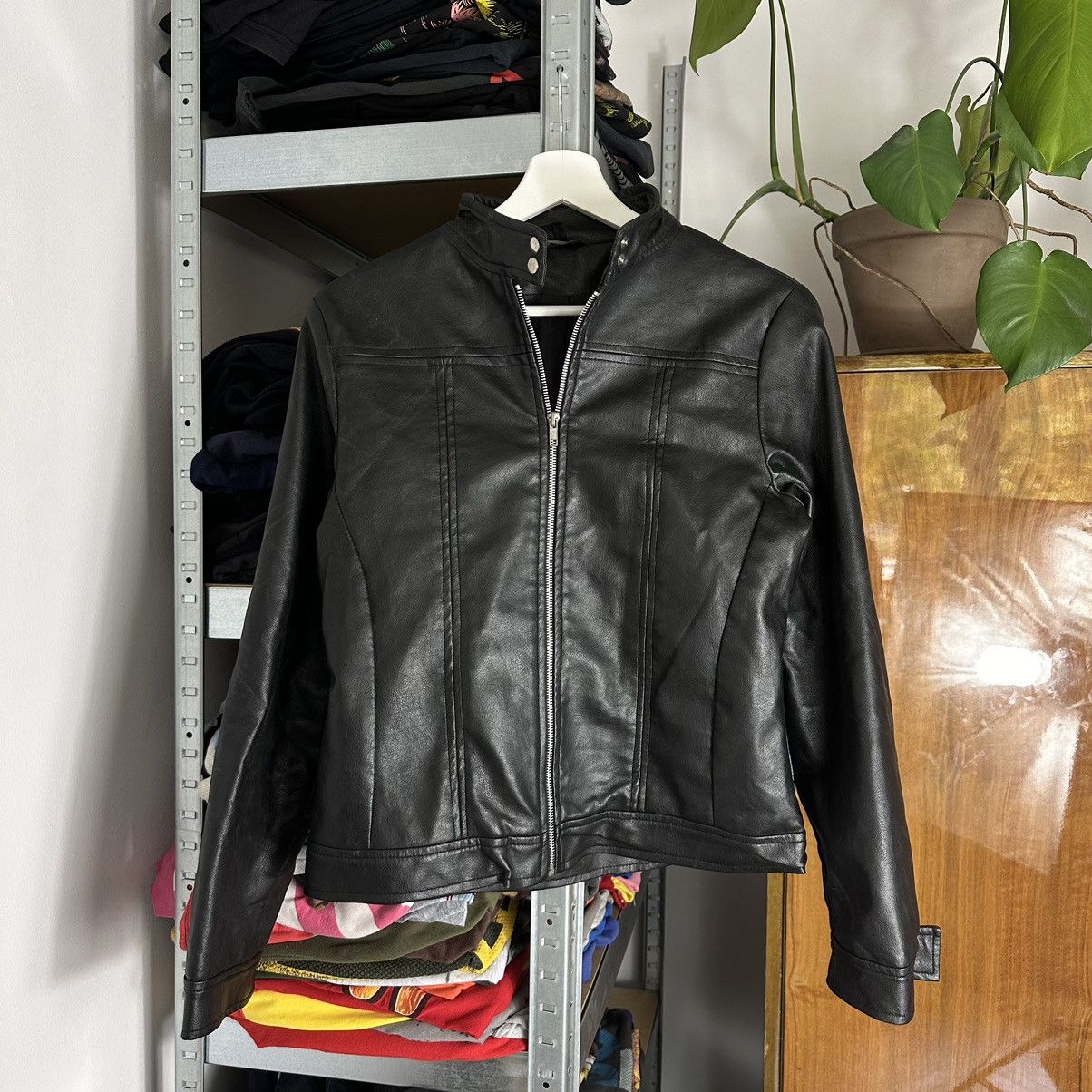 Vintage Leather biker Avant-Garde archive jacket Size M / US 6-8 / IT 42-44 - 1 Thumbnail