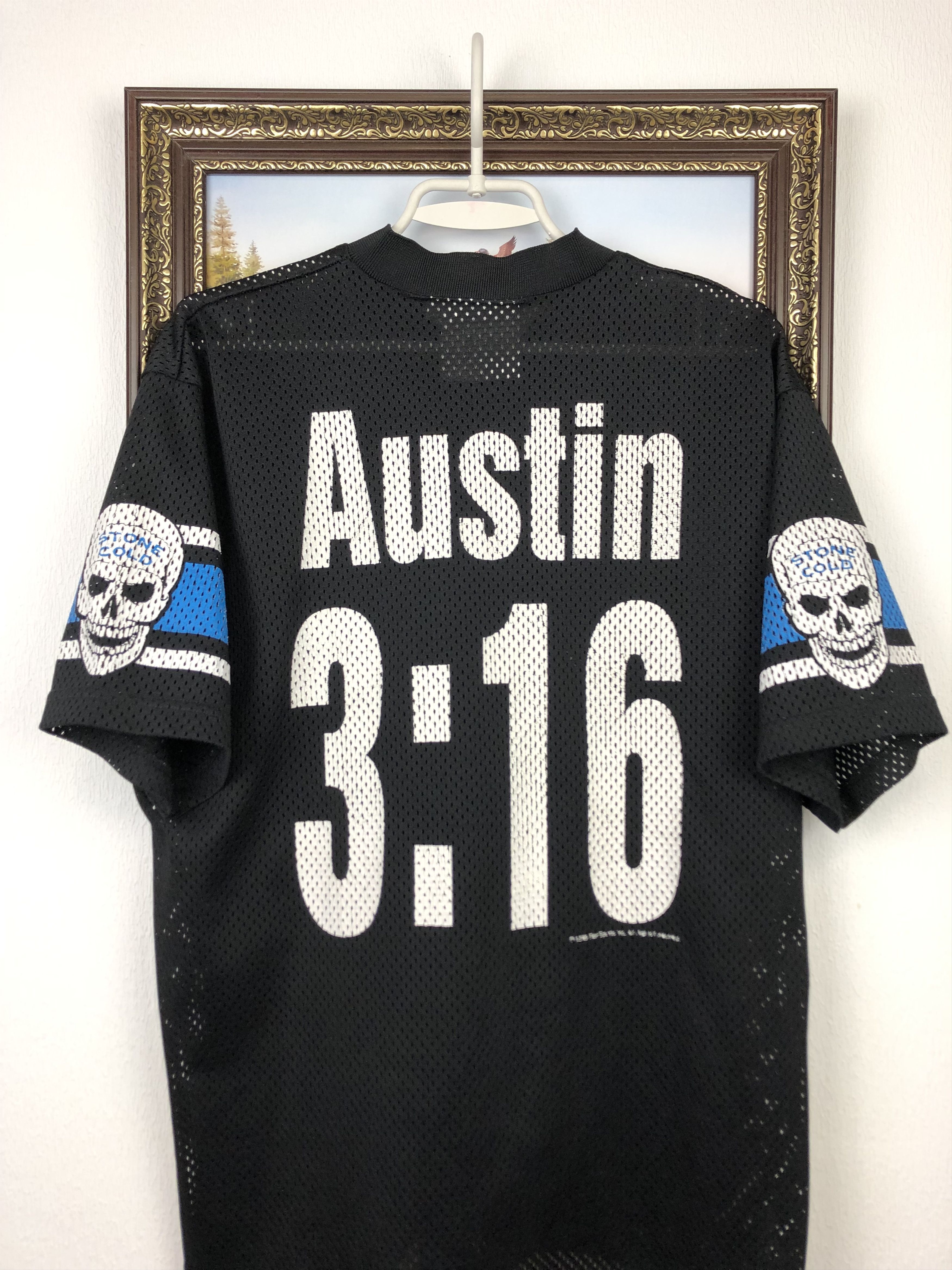 Vintage × WWE Vintage Stone Cold Steve Austin 3:16 Hockey Jersey Shirt WWE Size US L / EU 52-54 / 3 - 10 Thumbnail