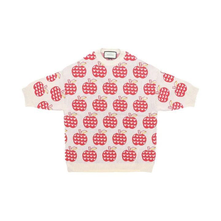 Gucci Gucci Fruit Pattern Knit Sweater for Women-2507 Size S / US 4 / IT 40 - 1 Thumbnail