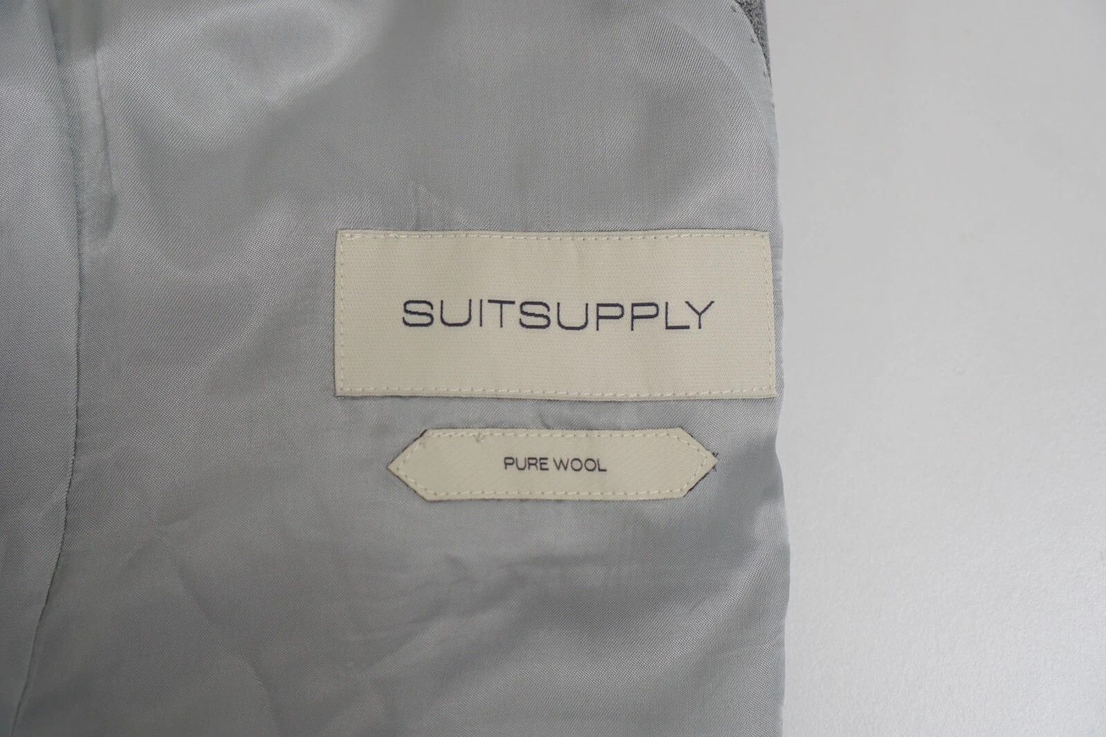 Suitsupply Men Suitsupply Suit Lazio Gey Wool Vitale Barberis UK/US38 Size 38R - 5 Thumbnail