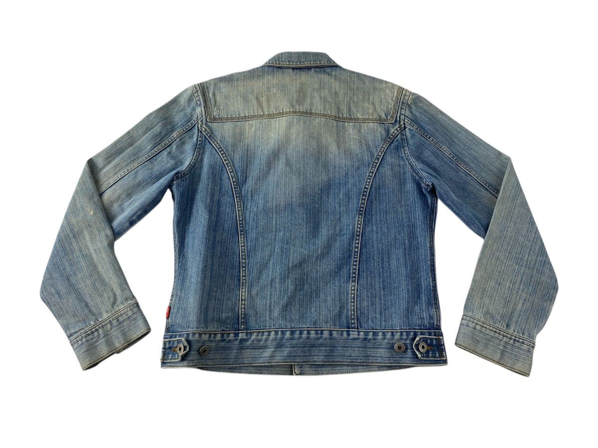 Esprit Edc by Esprit Indigo Denim Trucker Jeans Jacket Size US M / EU 48-50 / 2 - 2 Thumbnail