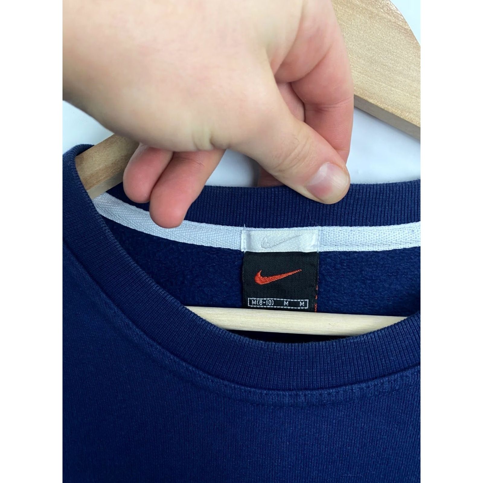 Nike VINTAGE Nike Sweatshirt 90s Blue M Men's Pullover Athletic Y2K Rare Retro Size M US Size US M / EU 48-50 / 2 - 5 Thumbnail