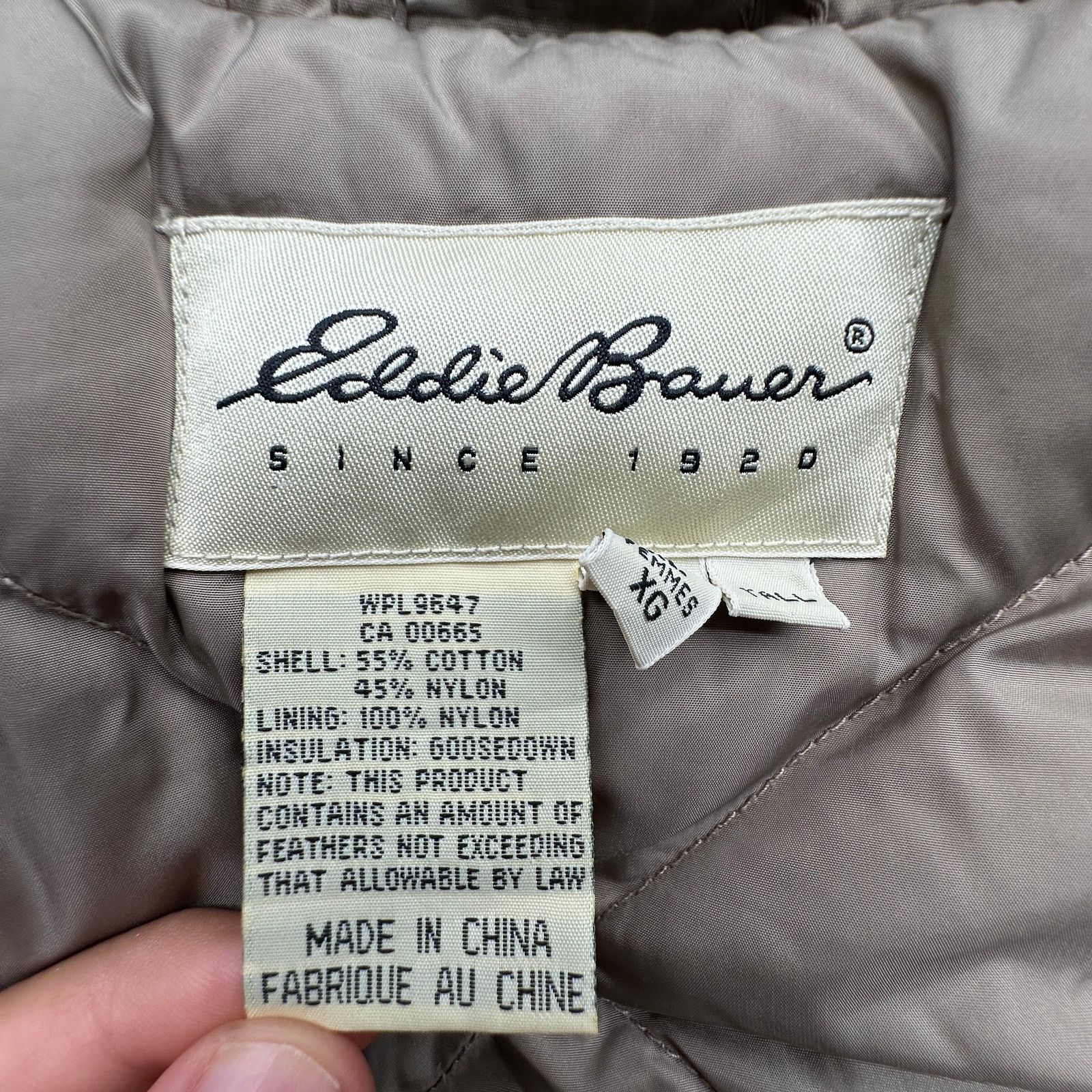 Eddie Bauer Vintage Eddie Bauer Goose Down Puffer Jacket Long Womens XL Size XL / US 12-14 / IT 48-50 - 3 Thumbnail