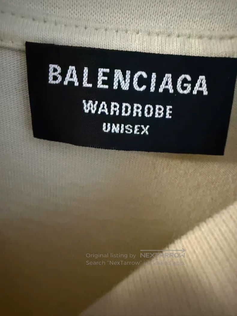 Balenciaga Balenciaga Cola Embroidery Logo Short Sleeve Beige Size US XS / EU 42 / 0 - 3 Thumbnail