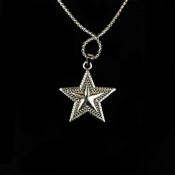 Jewelry Makihara x Maki Star Necklace Y2K Gothic Punk Chain Size ONE SIZE - 3 Thumbnail
