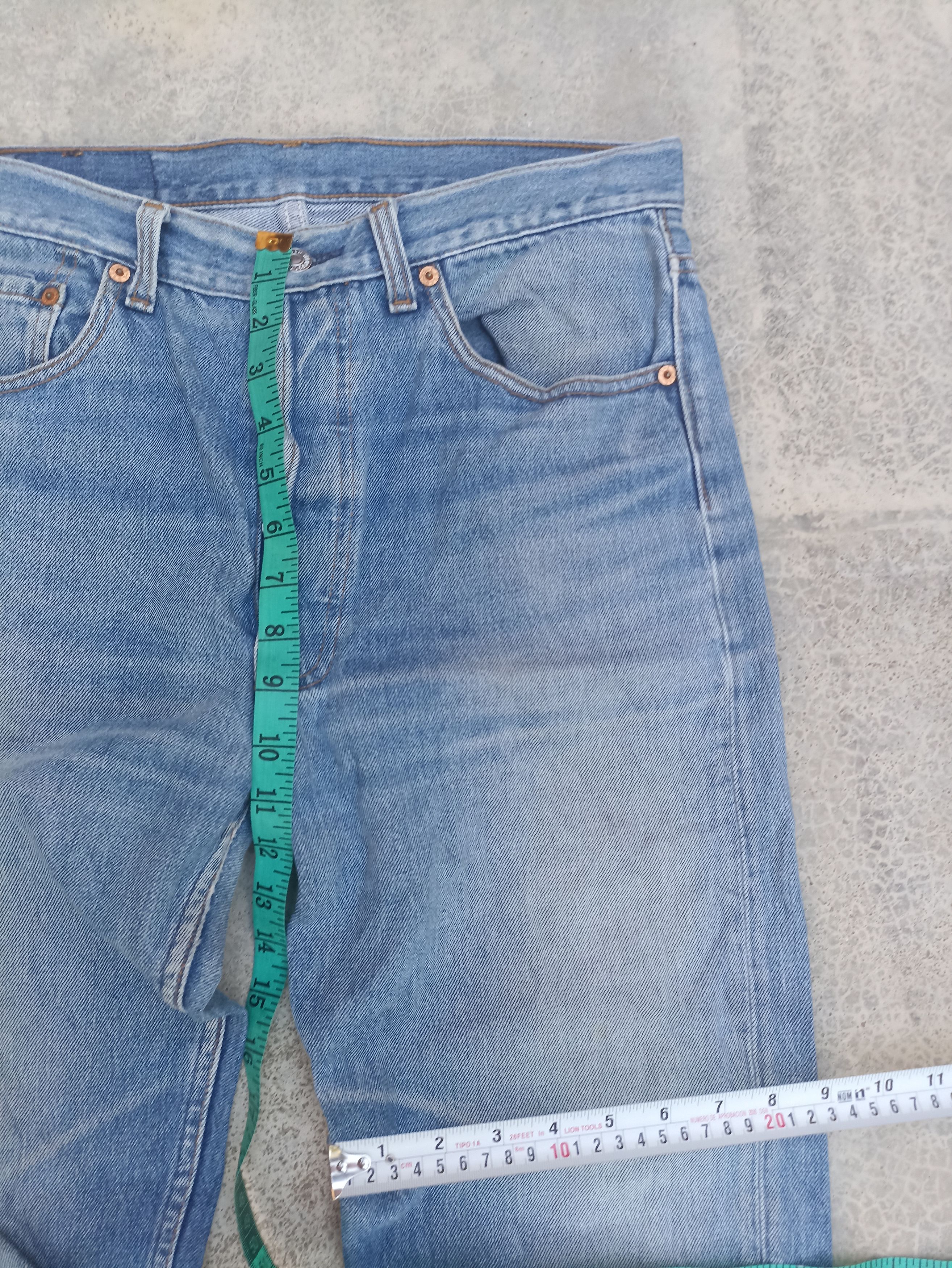 Levi's 🔥 Vtg 90s Vintage Levis 501 jeans Usa faded distressed Size US 30 / EU 46 - 13 Thumbnail