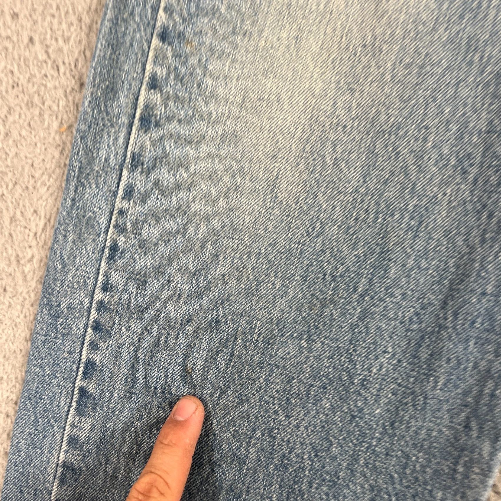 Levi's Vintage Levi's 505 Jeans Men 38x30 Blue Regular Fit Straight Classic Denim Size US 38 / EU 54 - 3 Thumbnail