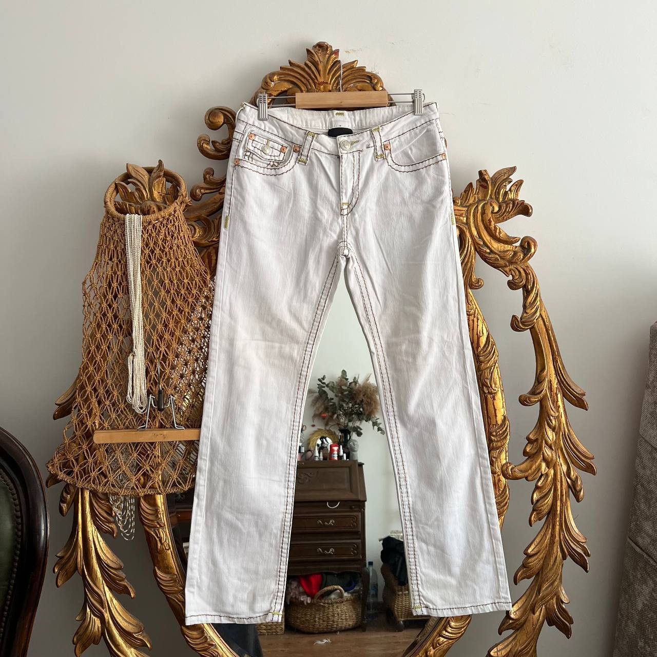 Other True Religion Straight Denim Y2K Jeans Sz 30 Size 30" / US 8 / IT 44 - 2 Thumbnail