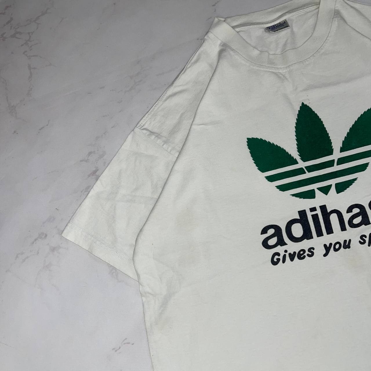 Vintage Y2K Addihash gives you speed 420 weed smoking t-shirt tee Size US XL / EU 56 / 4 - 3 Thumbnail
