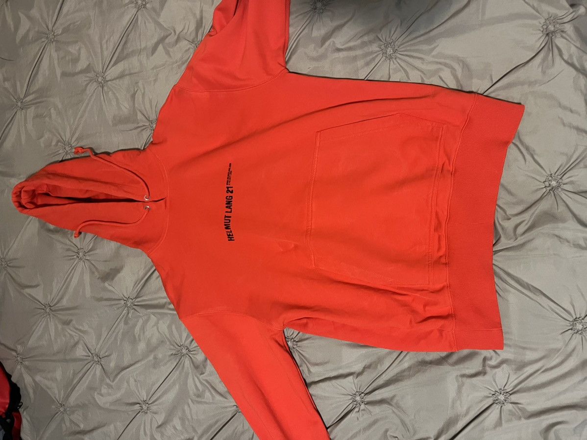 Helmut Lang Red helmut Lung hoodie Size US S / EU 44-46 / 1 - 5 Thumbnail