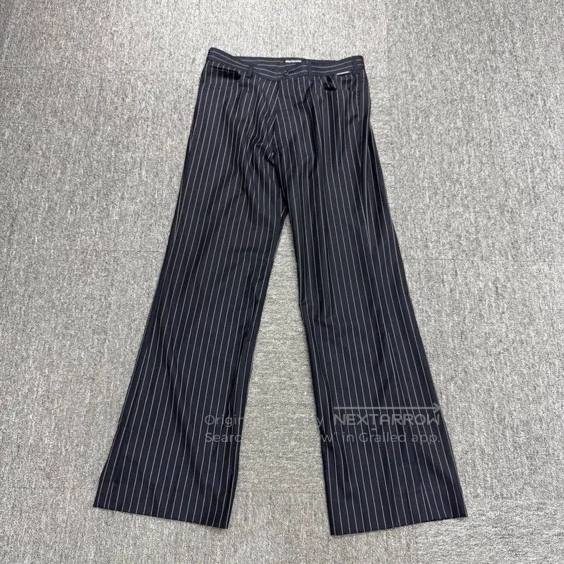 Balenciaga Balenciaga Striped wool casual pants Size US 30 / EU 46 - 1 Thumbnail