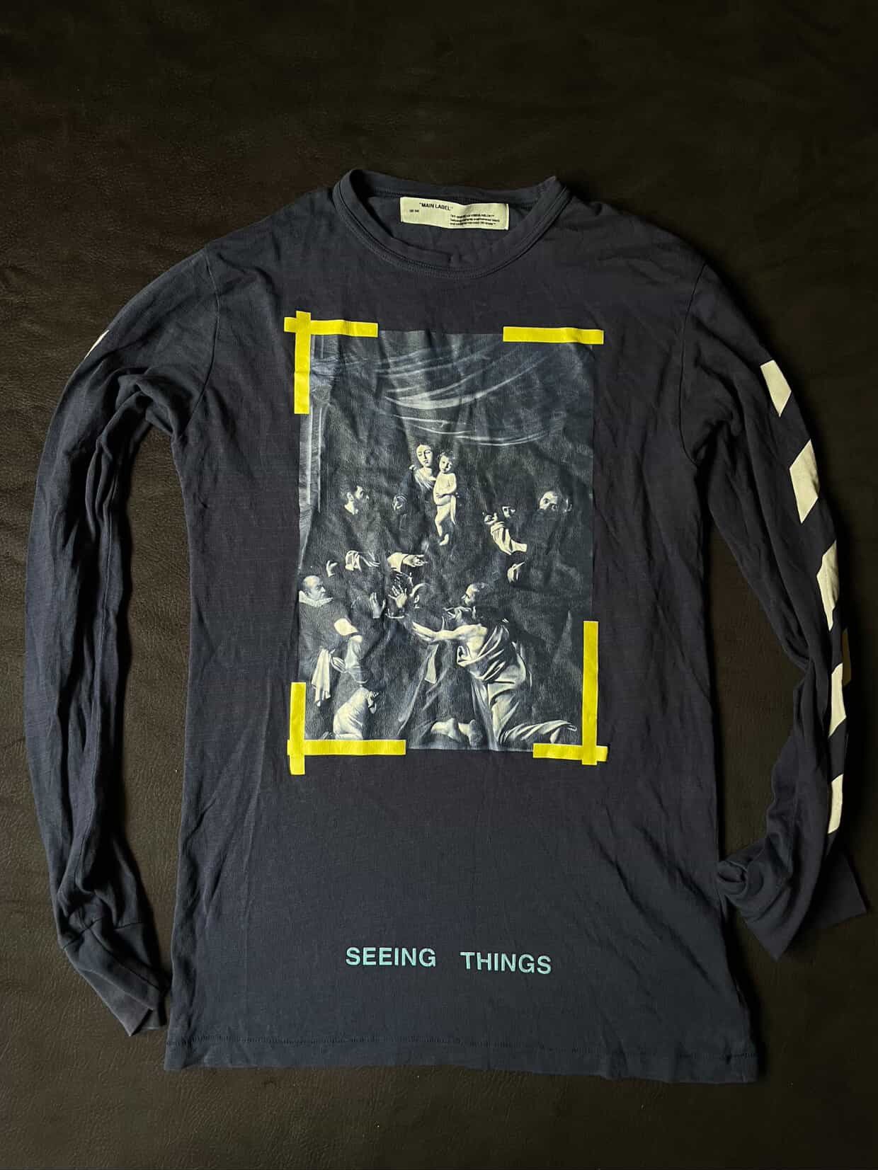 Off-White Off White Caravaggio Long Sleeve Size US S / EU 44-46 / 1 - 1 Thumbnail