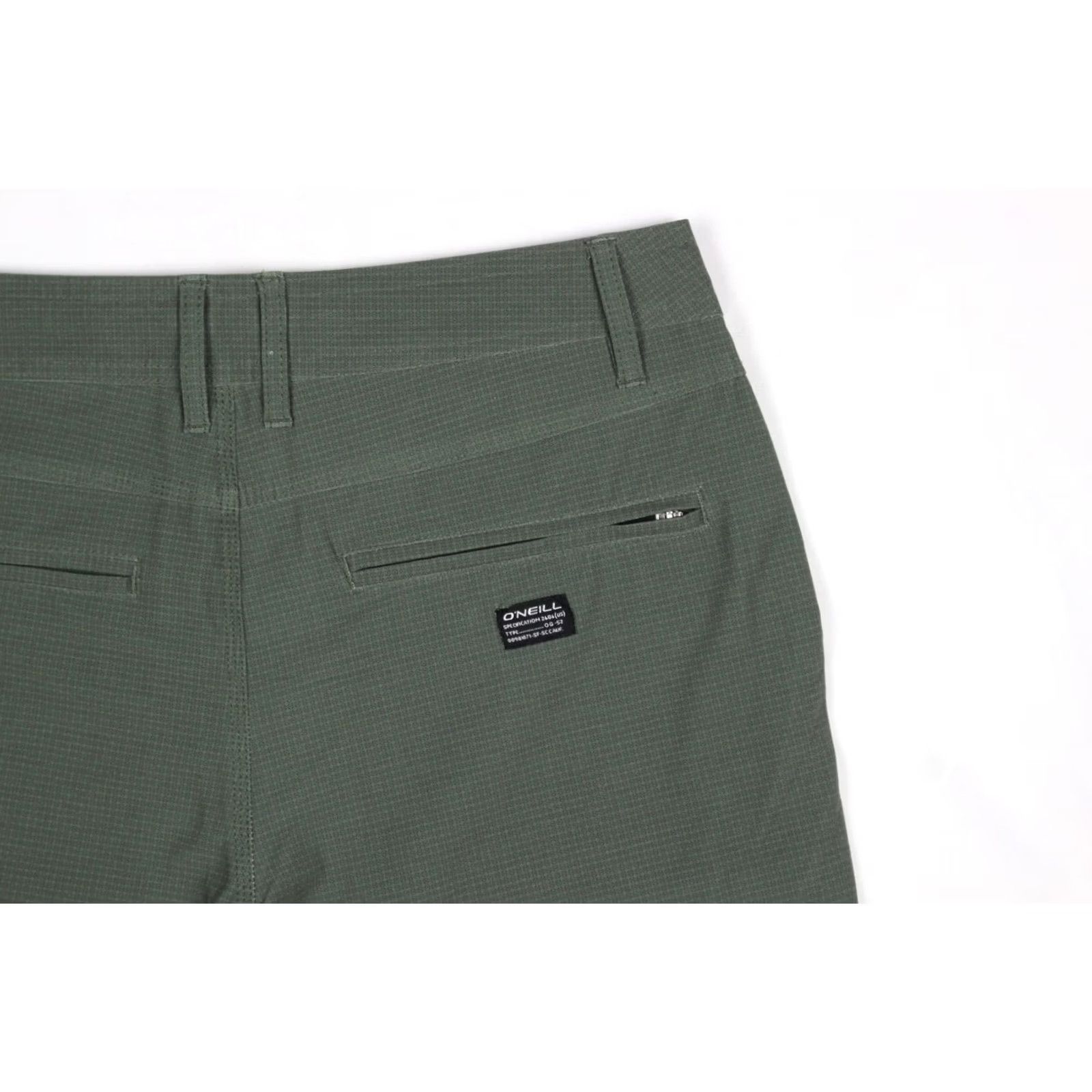 O'Neill O'Neill Sequoia Stretch Hybrid Shorts 34 x 9.5" Olive Green SP318A105X Men’s Shorts Olive Green 34x9" Chino, Beach, Outdoor, Casual Mens Size US 32 / EU 48 - 3 Thumbnail