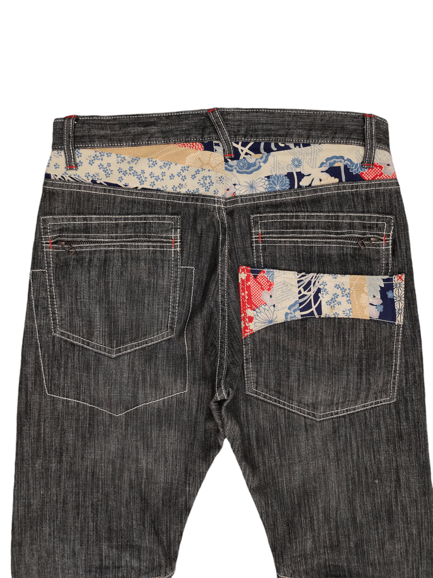 Karakuri Tamashii Vintage Y2k Wild Khakis Sukajan Sakura Jeans Karakuri Style Size US 32 / EU 48 - 12 Thumbnail