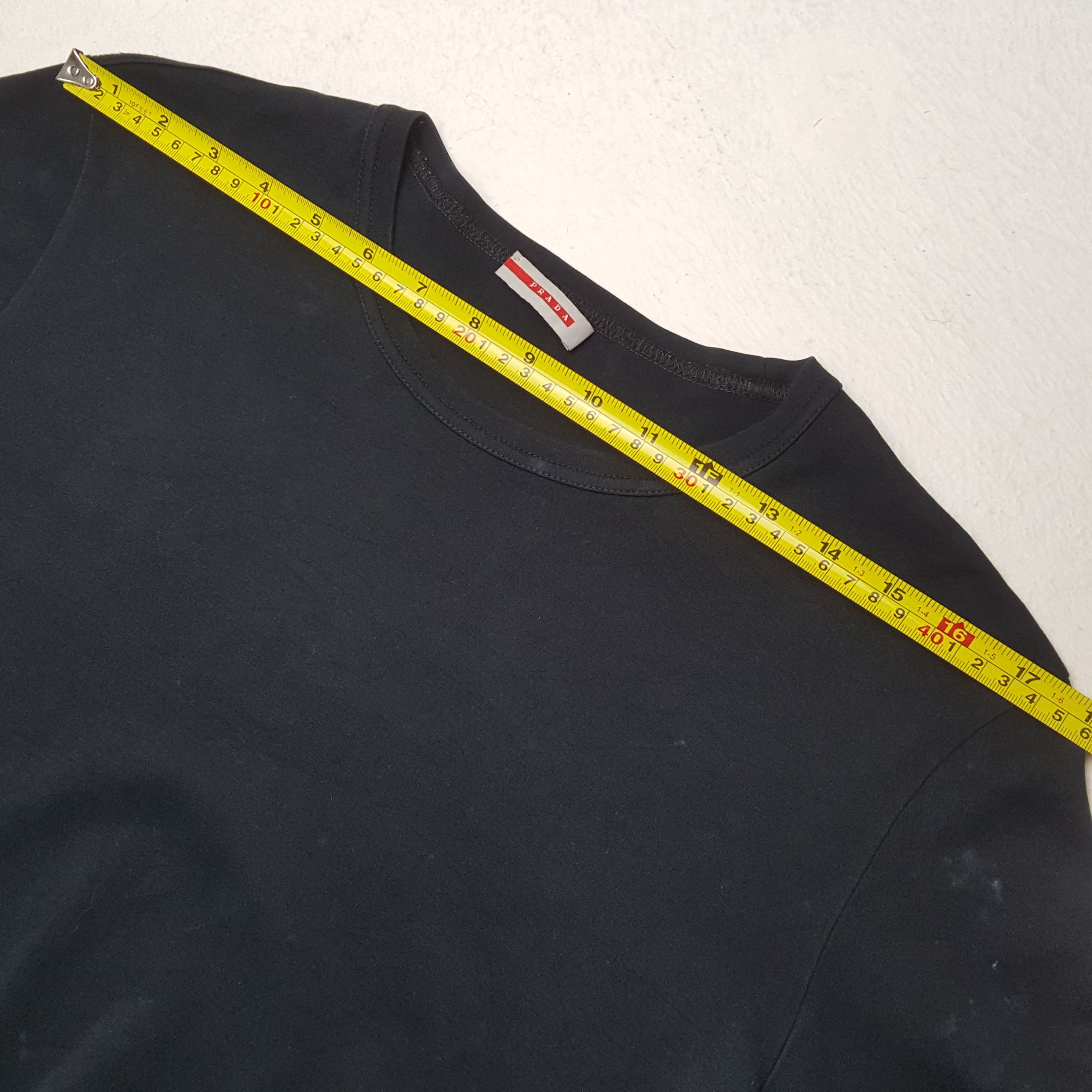 Prada Prada Fashion Brand Long Sleeve Tshirt RR13 Size M / US 6-8 / IT 42-44 - 4 Thumbnail
