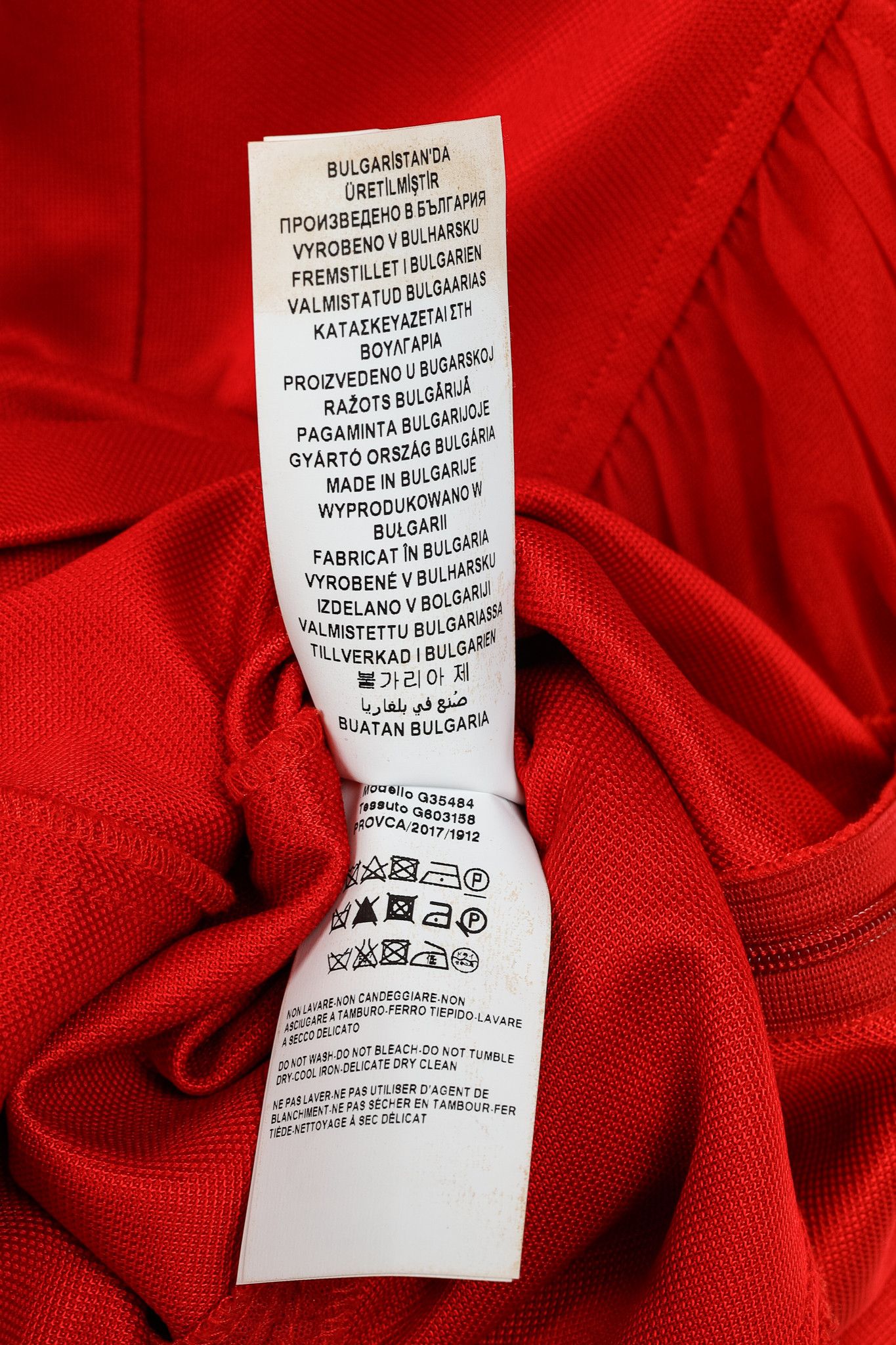 Versace Versace Collection Red Knit Ruched Bodycon Dress Size S / US 4 / IT 40 - 11 Thumbnail