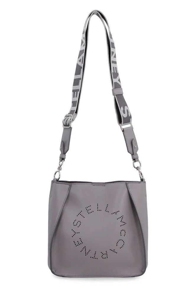 Stella McCartney o1s22i1n1024 Size: OS / Stella Logo Crossbody Bag in Grey Size ONE SIZE - 3 Thumbnail