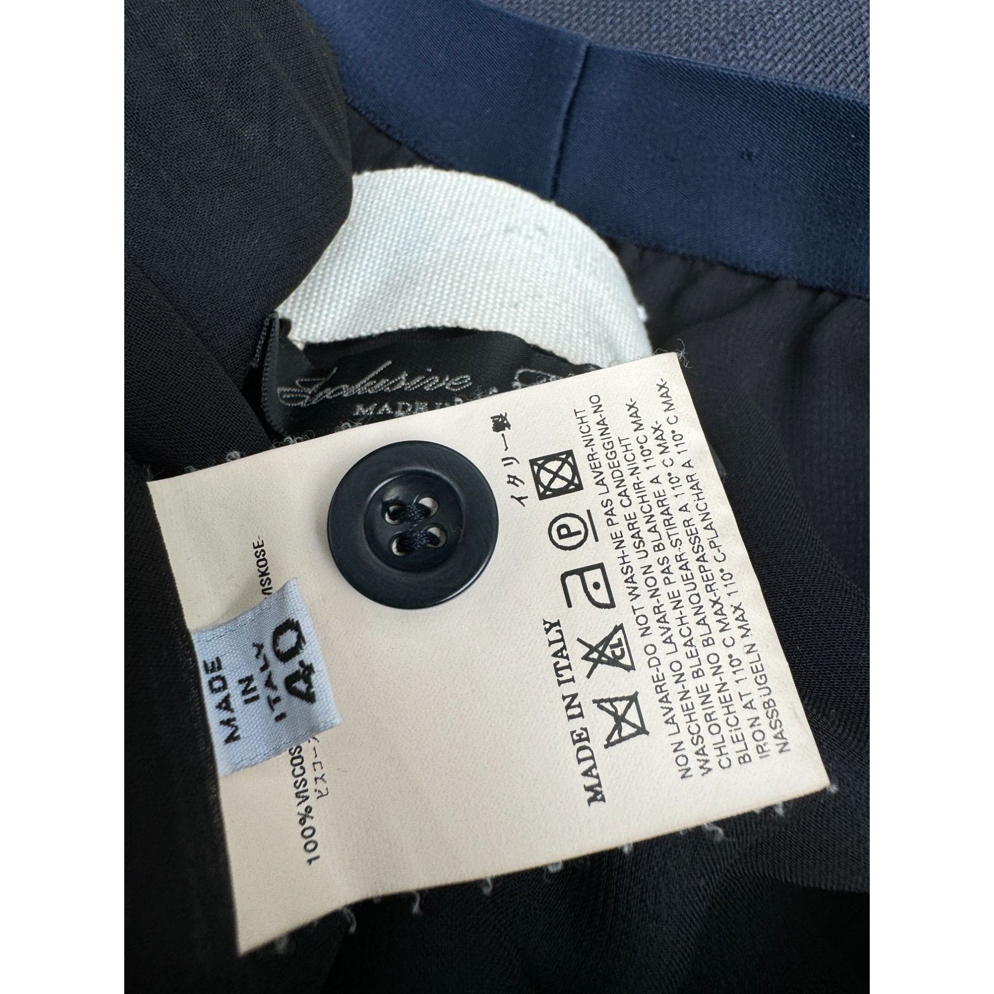 Maison Margiela Spring/Summer 2007 Navy Waist Pants Size 26" / US 2 / IT 38 - 6 Thumbnail