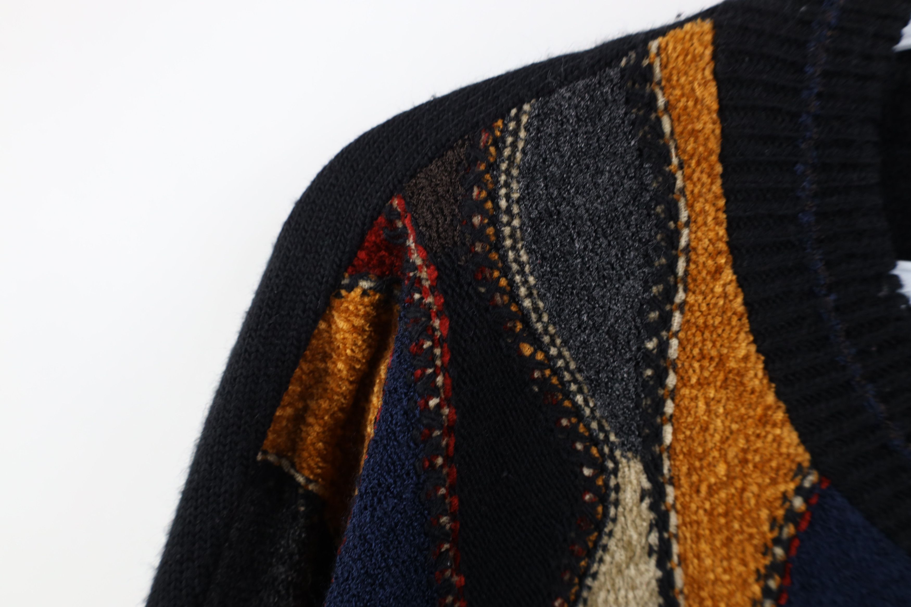 Vintage Vintage 90s Coogi Style Rainbow Knit Crewneck Sweater USA Size US XXL / EU 58 / 5 - 6 Thumbnail