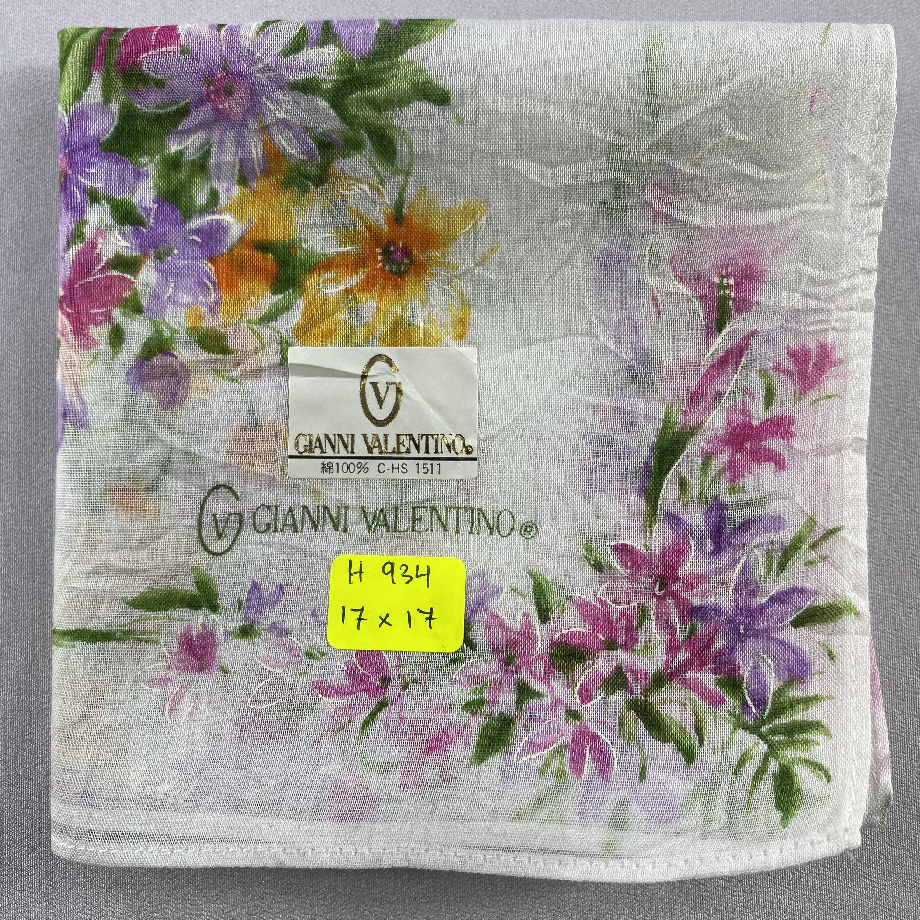 Valentino × Vintage Valentino Bandana/ Handkerchief / Neckerchief Size ONE SIZE - 5 Thumbnail