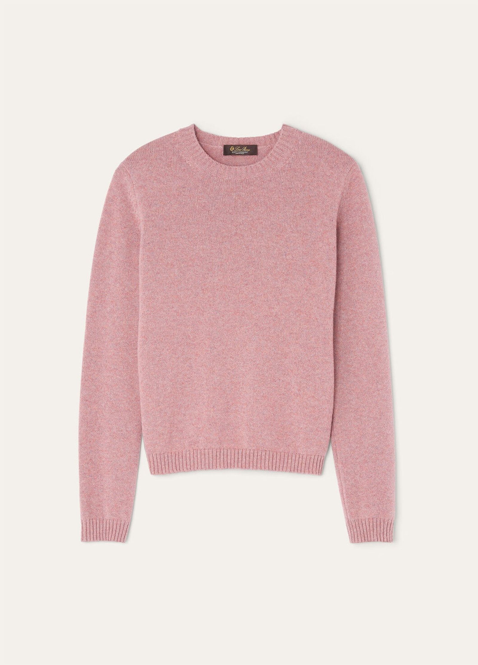 Loro Piana o1srvl11e0526 FAM5162 Parksville Crewneck Sweater in Pink Size S / US 4 / IT 40 - 1 Thumbnail