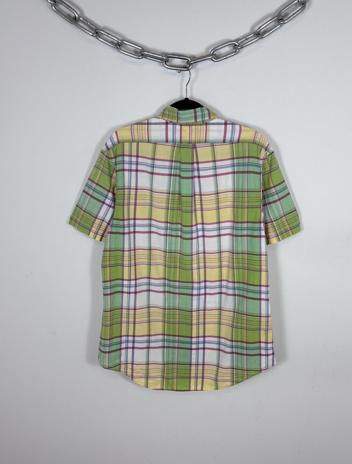 Polo Ralph Lauren Polo Ralph Lauren Vintage Men’s Check Short Sleeve Shirt Size US L / EU 52-54 / 3 - 14 Thumbnail