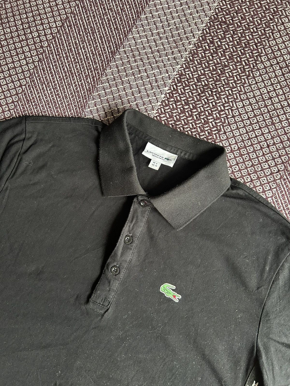Lacoste Lacoste Regular Fit Polo Shirt Logo Stripe Streetwear Sz XL Size US XL / EU 56 / 4 - 3 Thumbnail