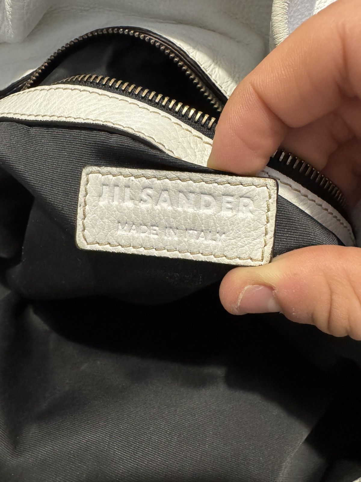Jil Sander × Vintage Jil sander leather shoulder bag luxury vintage Italy design Size ONE SIZE - 15 Thumbnail