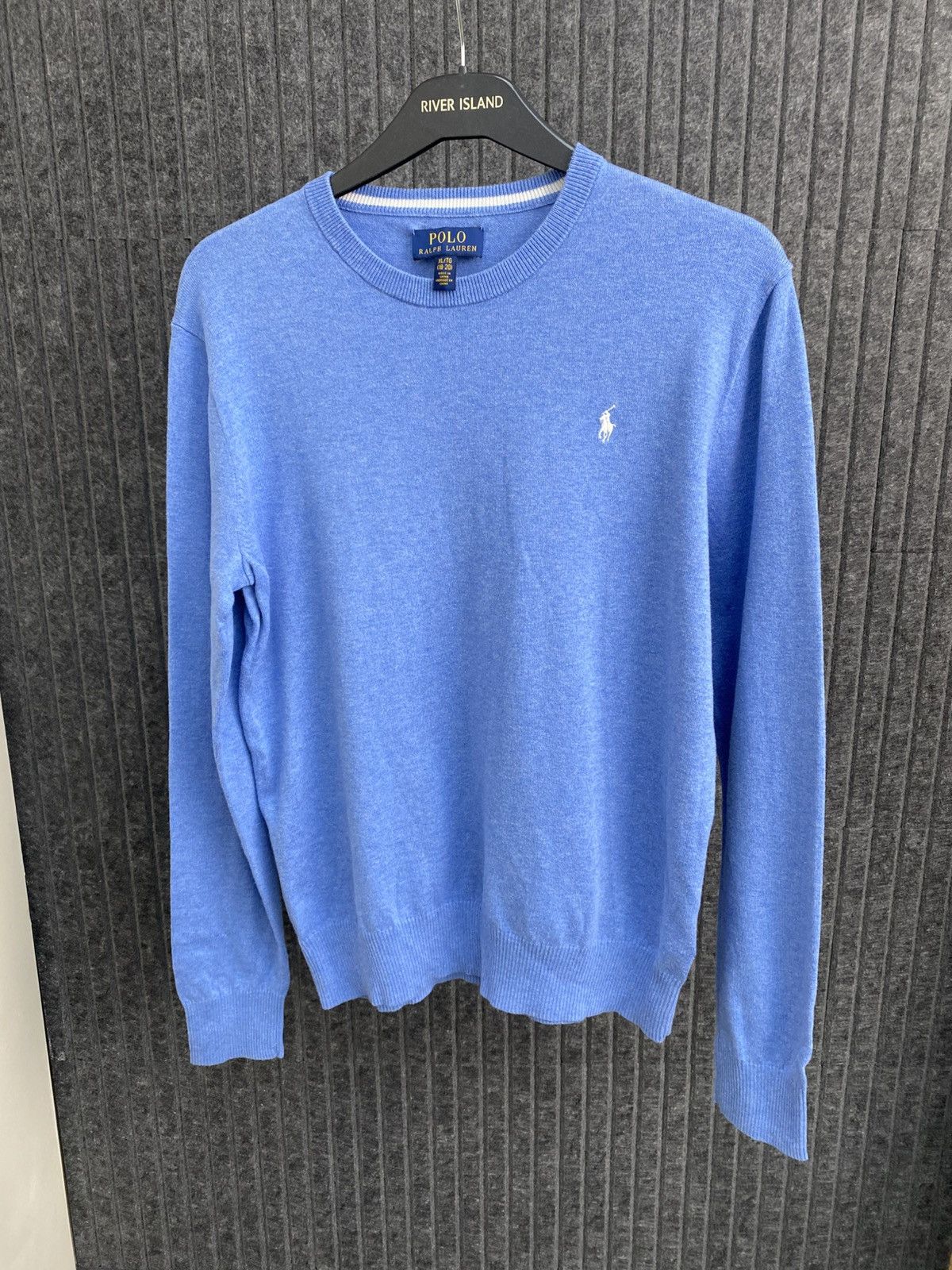 Polo Ralph Lauren Vintage Polo Ralph Lauren Blue Crewneck Sweater Knit Mens Size US S / EU 44-46 / 1 - 1 Thumbnail