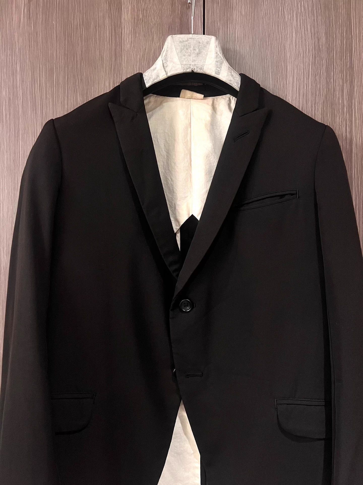 Comme des Garcons CDG Homme Plus 2011 Runway Wool Tux Slim Blazer XS Size 36S - 3 Thumbnail