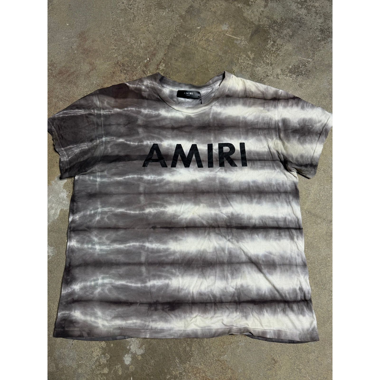 Amiri Amiri Chest Logo Tee Tie Dye Used Small Size US S / EU 44-46 / 1 - 1 Thumbnail