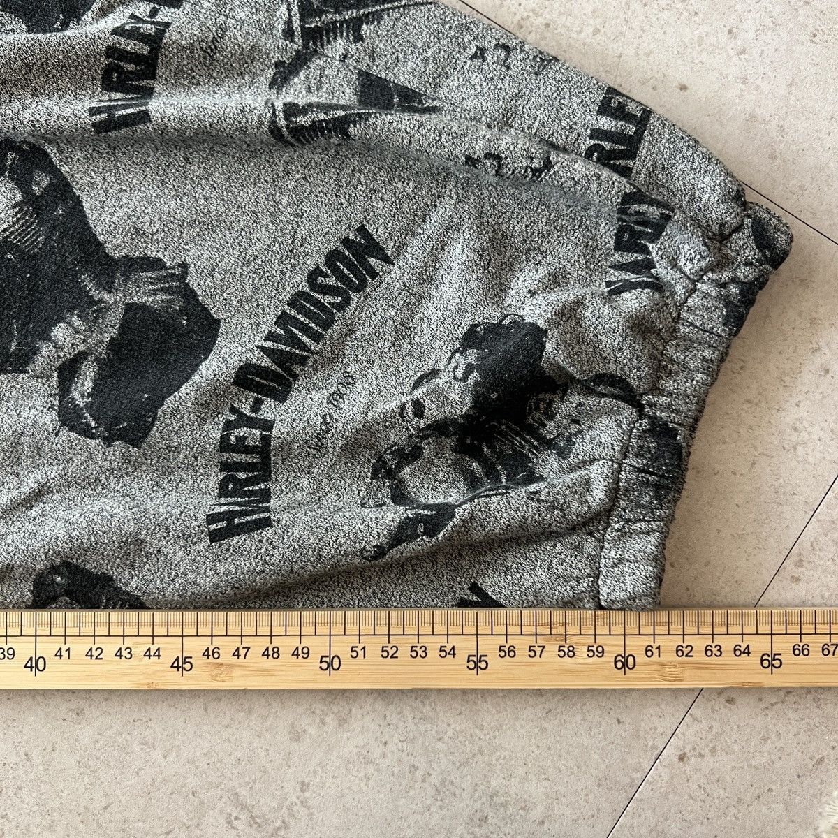 Harley Davidson Vintage 90s Harley Davidson Engine AOP Sweatpants Size US 34 / EU 50 - 9 Thumbnail