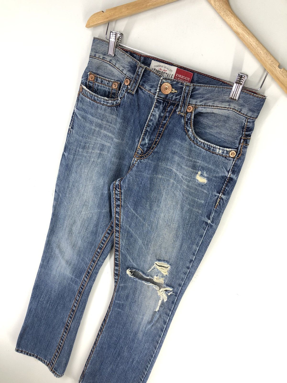 Aeropostale Vintage Aeropostale Driggs Slim Bootcut Distressed Jeans Size US 29 - 3 Thumbnail