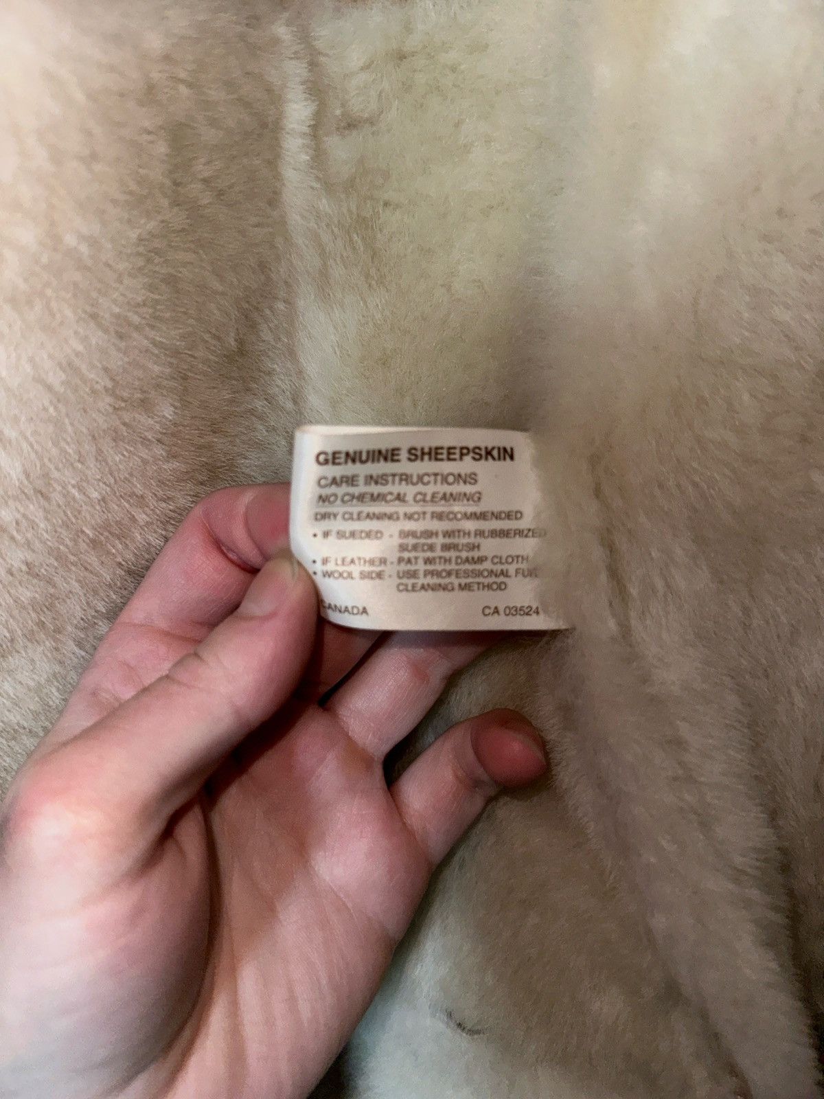 Other Hide Society HISO Shearling Jacket – Tan/Cream Size L / US 10 / IT 46 - 4 Thumbnail