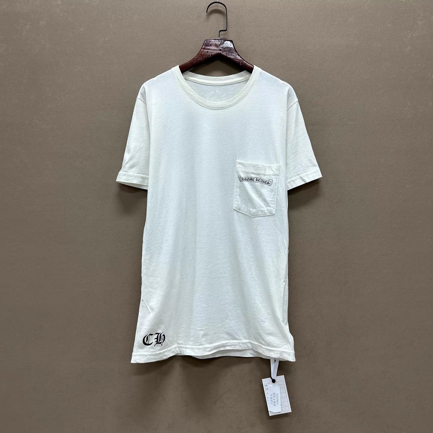 Chrome Hearts Chrome Hearts 99 New White Cross Scroll Back Tee S Size S / US 4 / IT 40 - 1 Thumbnail
