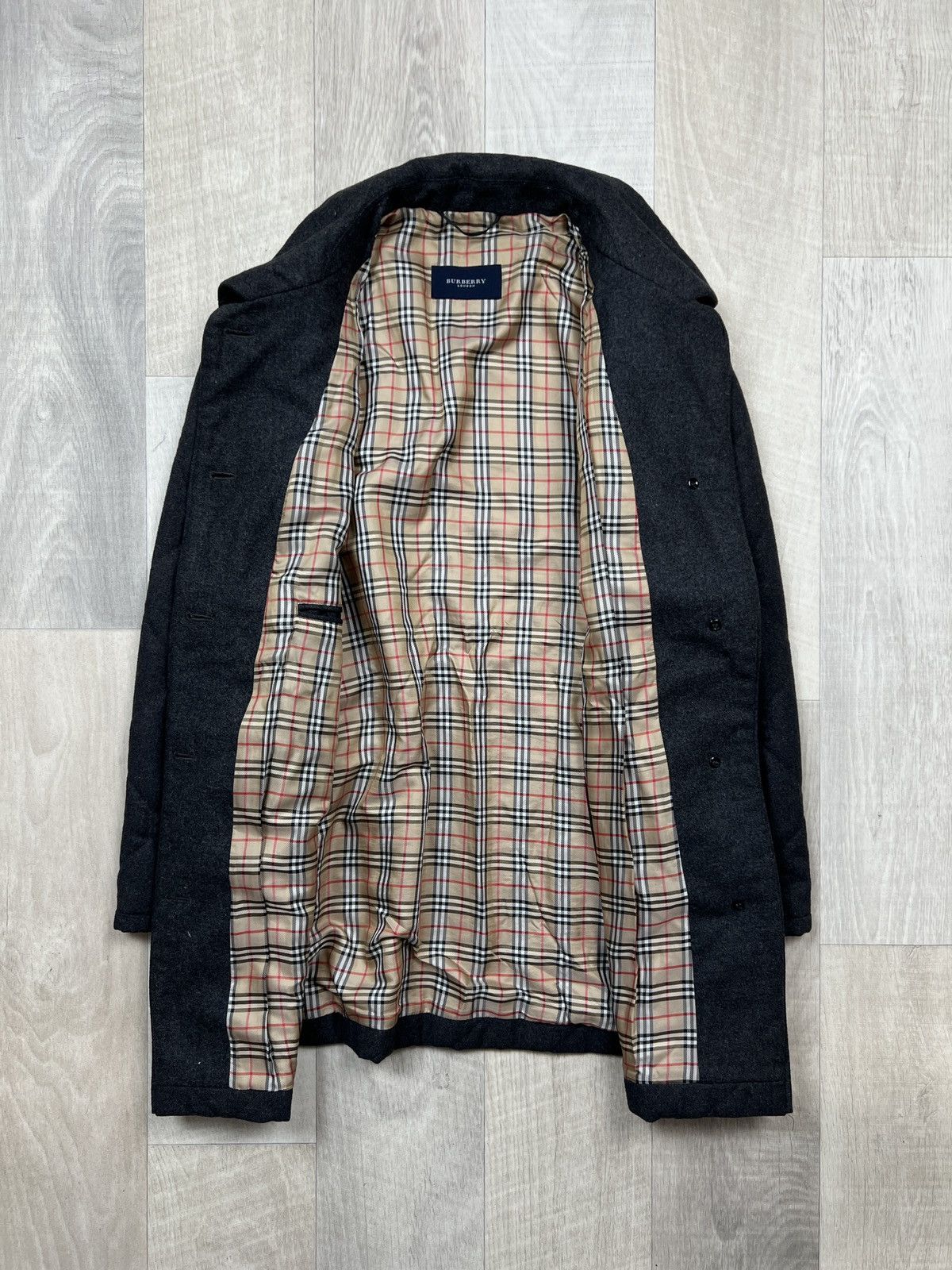 Burberry Burberry Wool Quilted Jacket (Y0287) Size XXL / US 16-18 / IT 52-54 - 8 Thumbnail