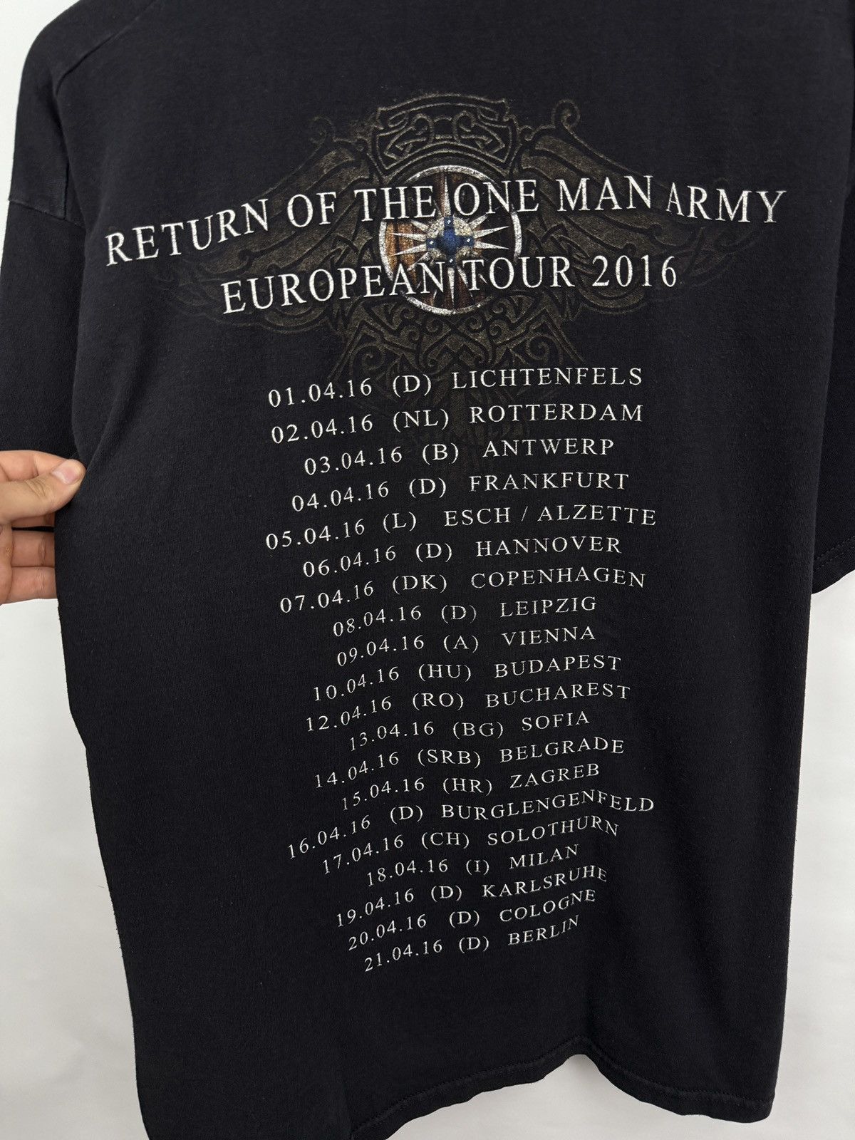 Band Tees 🇫🇮 Vtg Ensiferum One Man Army Folk Metal Band T-shirt Finland Size US XL / EU 56 / 4 - 8 Thumbnail