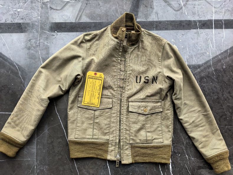 The Real McCoy's The Real Mccoy's 37J1B Flight Jacket, Jungle Cloth Version Size US S / EU 44-46 / 1 - 1 Thumbnail