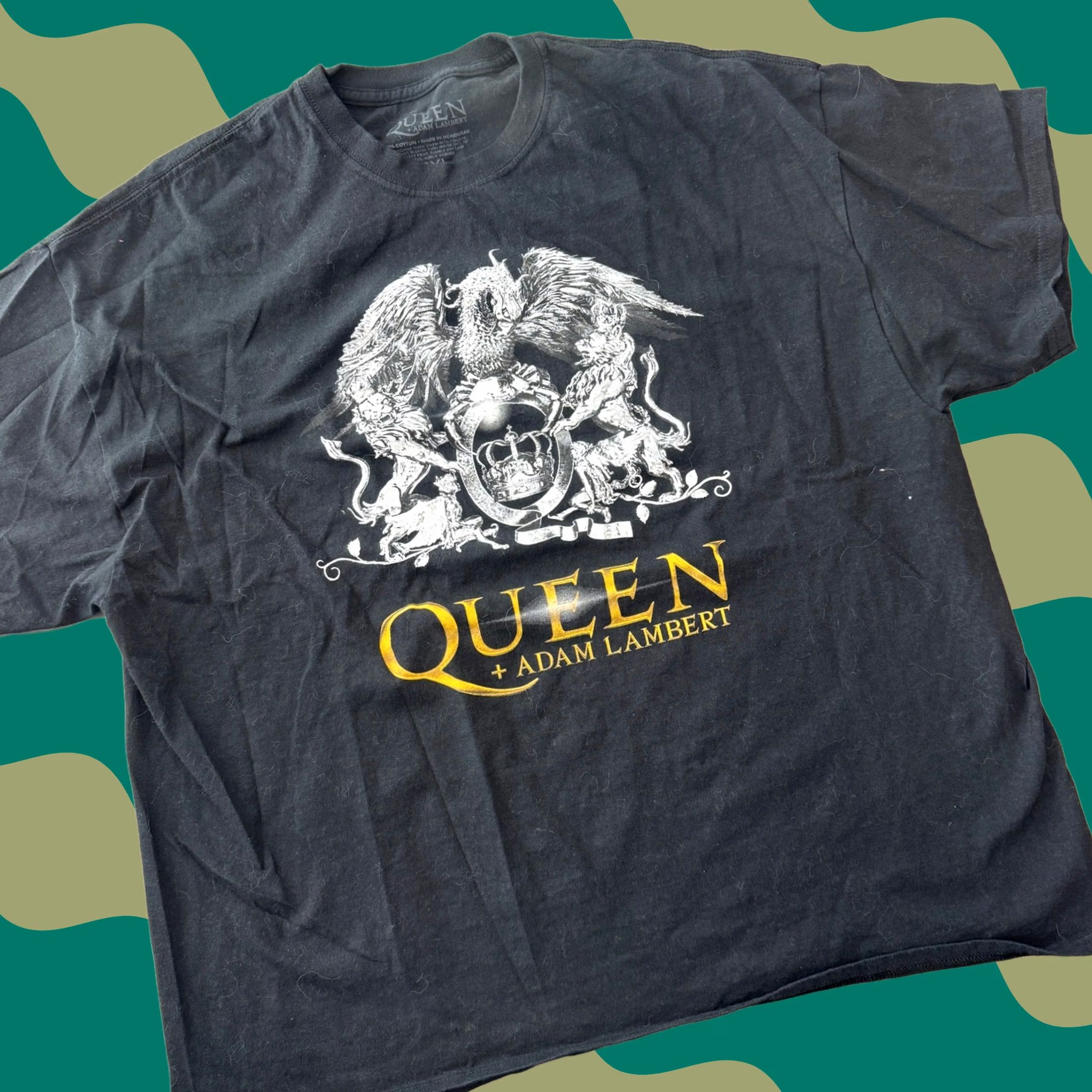 Vintage VINTAGE Queen Band Black Rock N Roll Rhapsody Tour Graphic Tee Men’s XXL Shirt Size US XXL / EU 58 / 5 - 1 Thumbnail