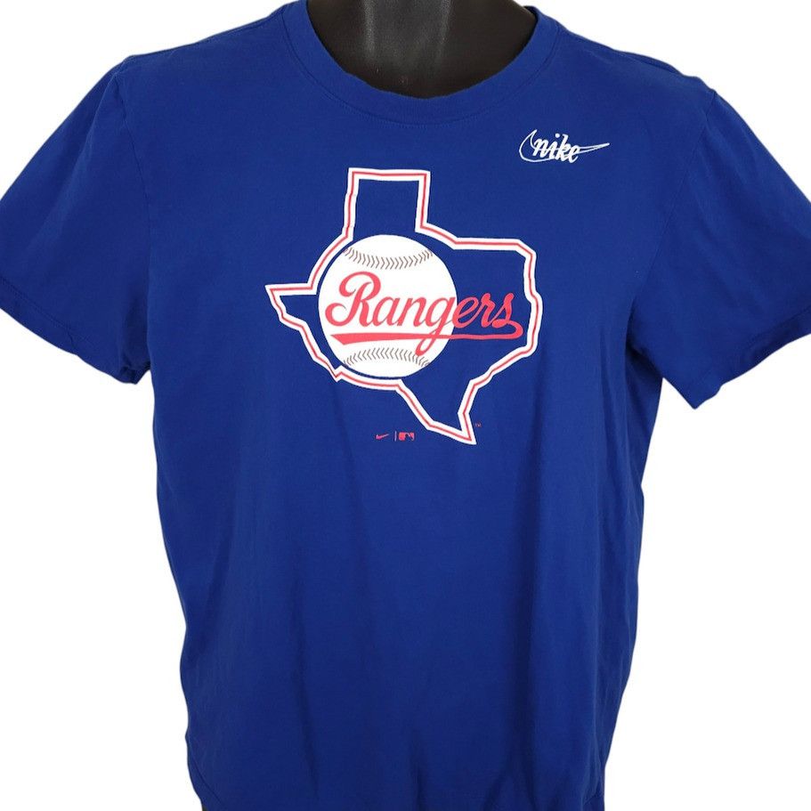 Nike Texas Rangers Nike T Shirt Mens Size Medium Blue MLB Size US M / EU 48-50 / 2 - 1 Thumbnail