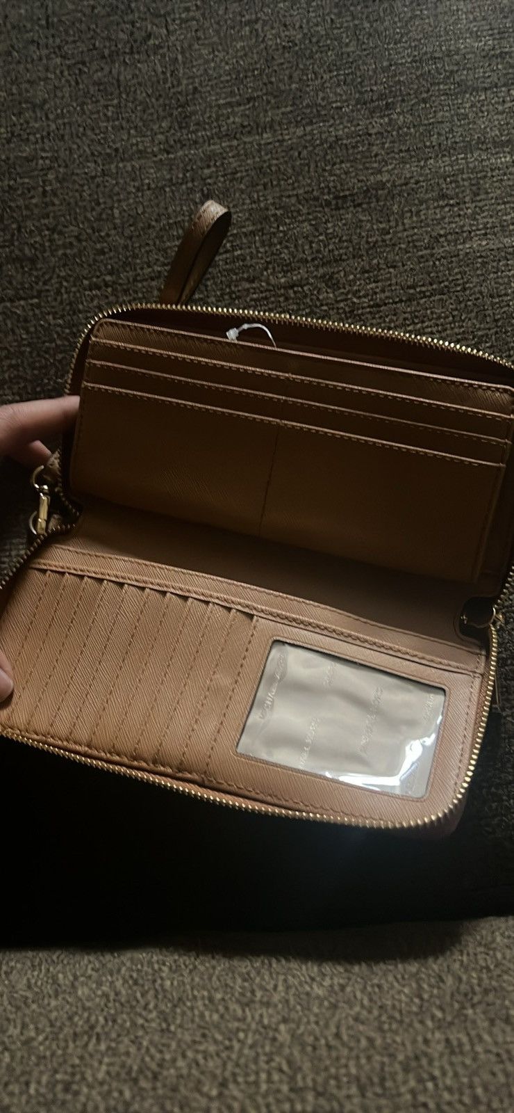 Michael Kors Gold Michael Kors Designer Travel Wallet Size ONE SIZE - 3 Thumbnail