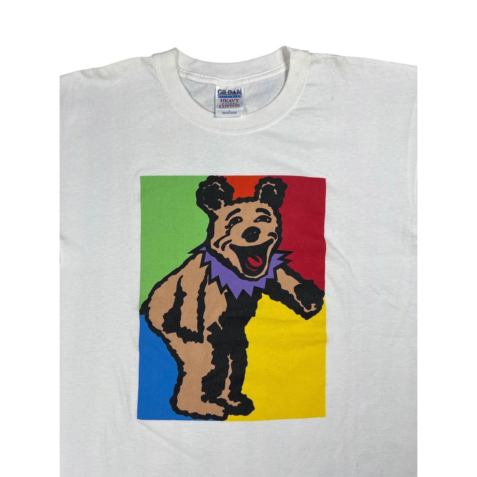 Band Tees × Grateful Dead × Vintage 1990s Grateful Dead dancing Owsley Stanley Bear band tee Size US L / EU 52-54 / 3 - 2 Thumbnail