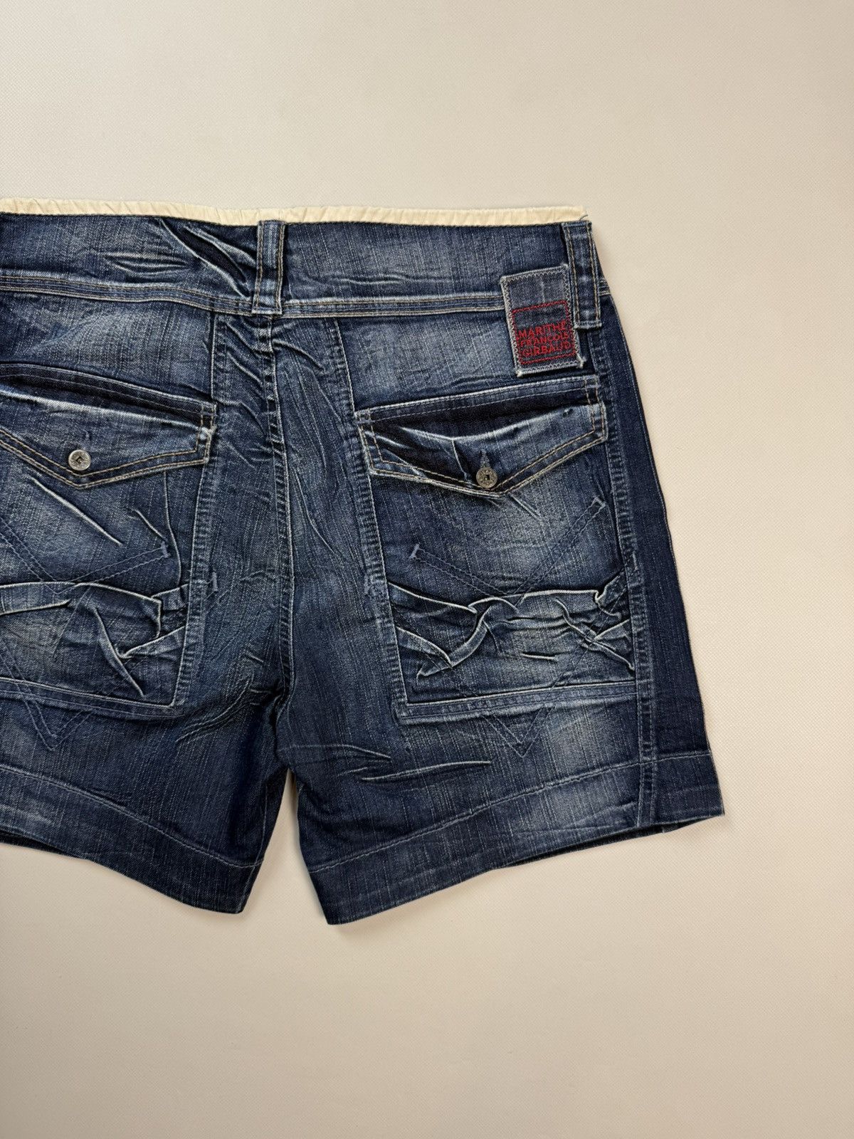 Marithe + Francois Girbaud Marithe Francois Girbaud Vintage Avant-Garde Denim Shorts Size 29" - 13 Thumbnail
