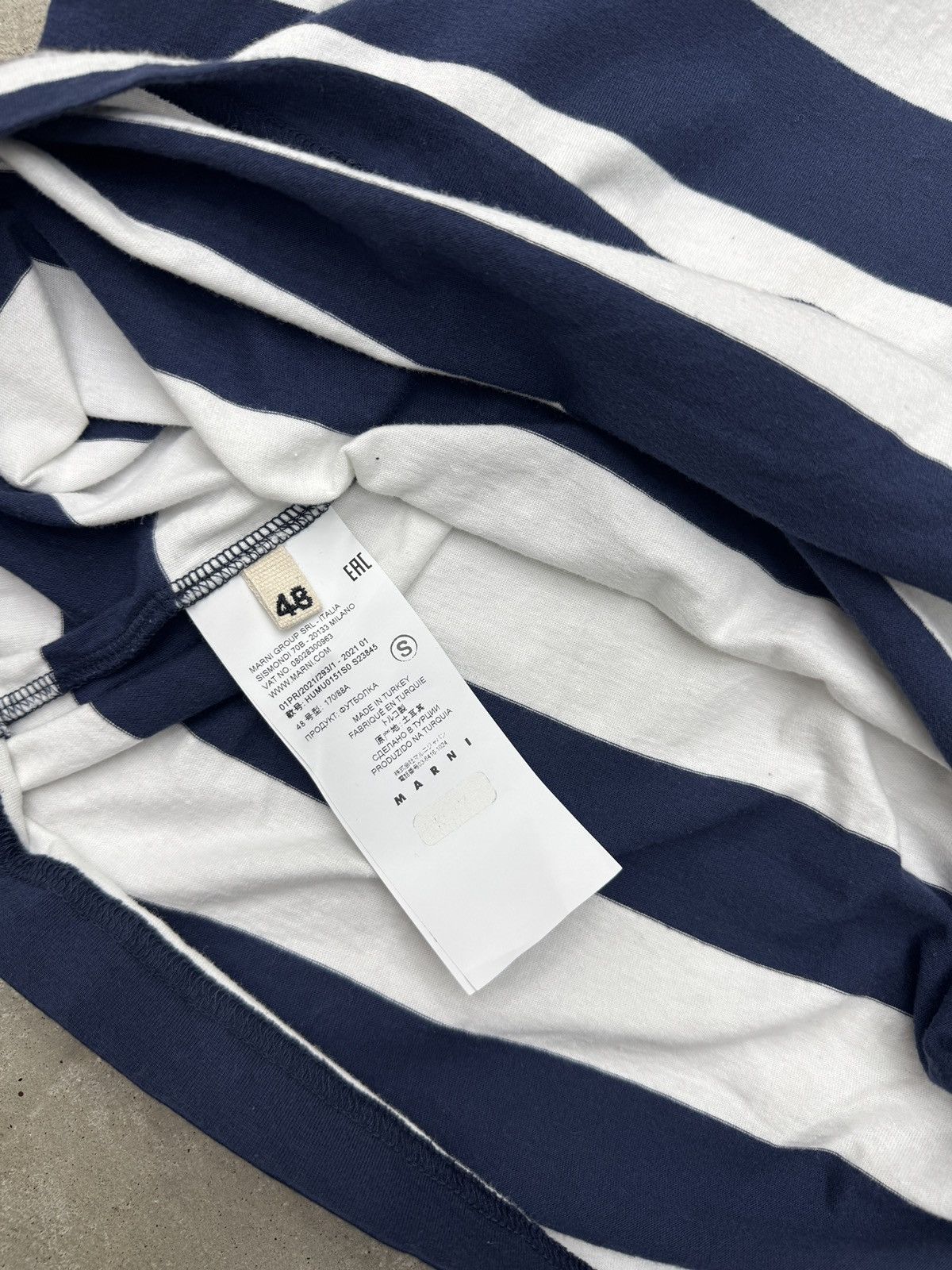 Marni Stripped Marni Shirt Size US S / EU 44-46 / 1 - 4 Thumbnail